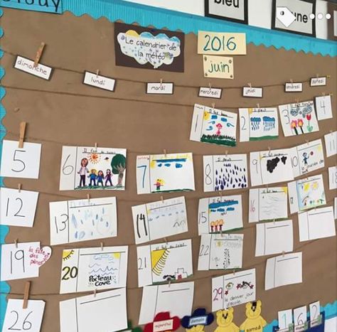 Student created calendar Reggio Calendar, Preschool Portfolio, Kindergarten First Week, Kindergarten Calendar, Reggio Emilia Classroom, Reggio Inspired Classrooms, Classroom Goals, Reggio Emilia Inspired, Reggio Classroom