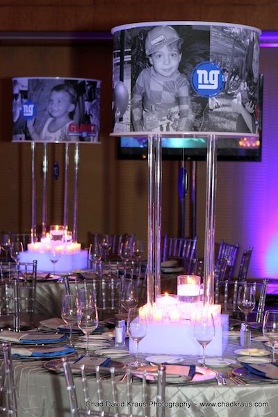 Bar Mitzvah Centerpieces, Photo Chandelier, Football Theme (Chad David Kraus Photography) - mazelmoments.com Drink Games, Bar Mitzvah Centerpieces, Mitzvah Centerpieces, Bar Mitzvah Themes, Ny Giants Football, Mitzvah Decor, Bar Mitzvah Party, Bar Mitzva, Bat Mitzvah Party