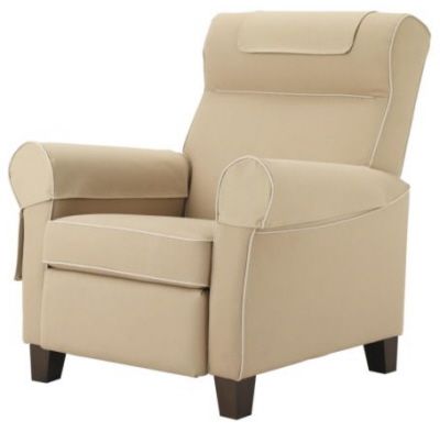 The Ektorp Muren recliner from Ikea is upholstered in fabric and comes in two colors: idemo blue and idemo beige. Pictured here in beige Ikea Recliner, Ikea Ektorp, Sitting Room, Recliner Chair, Guest House, Recliner, Decorating Ideas, Dream House, Diy Projects