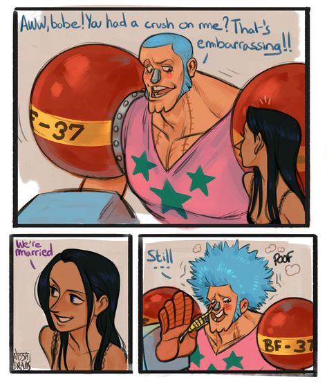 Robin Franky One Piece, Franky X Robin Comic, One Piece Robin And Franky, Franky And Robin One Piece, Robin X Franky One Piece, One Piece Robin X Franky, Robin And Franky One Piece, Robin X Franky Fanart, Franky X Robin Fanart