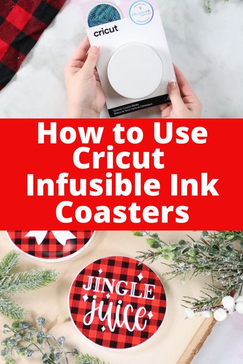 Learn How to Use Cricut Infusible Ink Transfer Sheets with Cricut Coaster Blanks in This Step by Step Tutorial with Video. This pin was made in partnership with JOANN.  #handmadewithjoann @joannfabricandcraftstores Cricut Coaster Ideas, Coasters With Cricut, Cricut Videos, Make Coasters, Cricket Crafts, Infusible Ink Transfer Sheets, Crafts Cricut, How To Use Cricut, Cricut Christmas Ideas