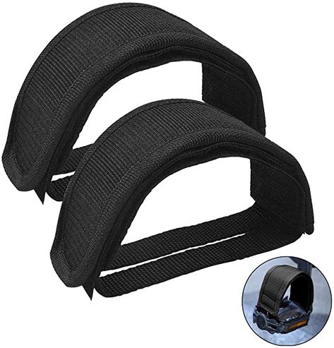 Amazon.com : HQdeal 1 Pair Universal Bicycle Fixed Strap Anti-Slip Double Adhesive Pedal Toe Clip Strap Cycling Pedal Accessory (Black) : Sports & Outdoors Cycling Pedals, Pedal Straps, Bicycle Pedals, Bicycle Pedal, Fixed Gear Bike, Mtb Bicycle, Bike Pedals, Fixed Gear, Cycling Shoes