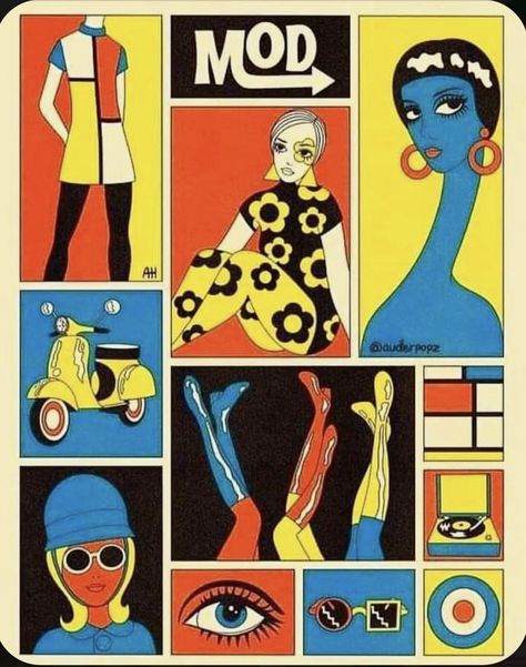 1960s Posters, 60s Wallpaper, 60s Art, Pop Illustration, Hippie Aesthetic, Retro Art, Graphic Poster, Vintage Illustration, Spot On