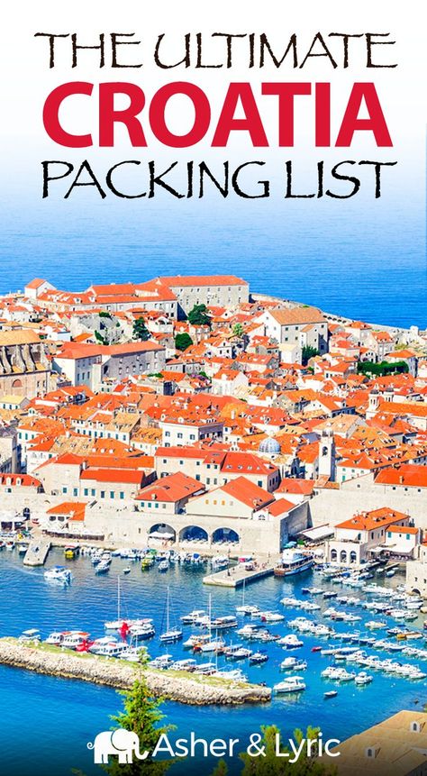 What To Wear In Croatia, Croatia Packing List, Europe Travel Packing, Beach Vacation Packing List, Travel Croatia, Croatia Travel Guide, European Trip, Mediterranean Travel, Dominic Cooper