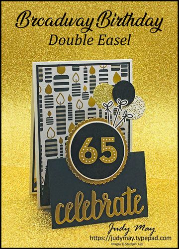 Double Easel Card, 65th Birthday Cards, Black Easel, Tarjetas Pop Up, Special Birthday Cards, Candle Design, 40th Birthday Cards, Masculine Birthday Cards, White Candle