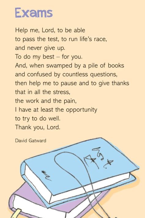 Inspirational Prayers Prayers To Pass An Exam, Prayer For Studying For Exam, Exam Prayers For Students, Verses For Exams, Bible Verses For Exams, Prayers For Exams, Prayer For Exam Success, Prayer Before Exam, Exam Prayer