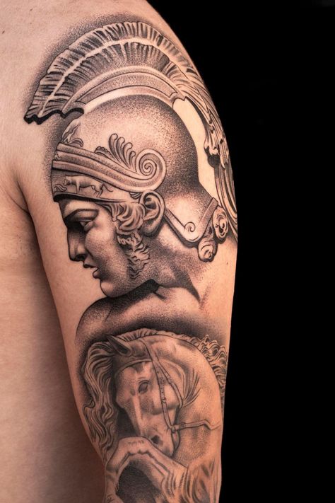 Achilles Tattoo Greek, Achilles Tattoo Design, Greek Achilles, Achilles Tattoo, Heel Tattoos, Pinky Promise Tattoo, Tattoos Leg, Greek God Tattoo, Gladiator Tattoo