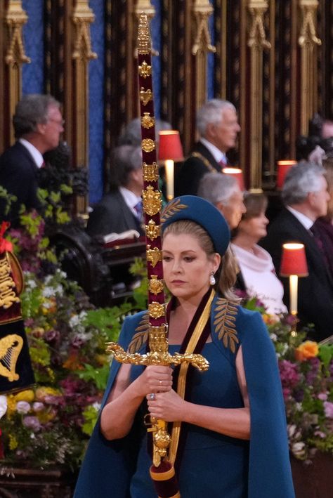 Penny Mordaunt, Teal Blue Dress, Princesa Elizabeth, King Charles Lll, King Charles Coronation, Charles Coronation, Coronation Of King Charles, Charles Iii Coronation, God Save The King