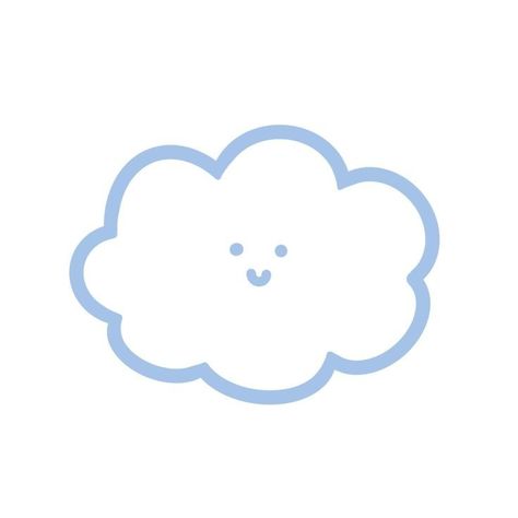 Light Blue Cartoon Aesthetic, Cute Doodles Blue, Cute Light Blue Icons, Cute Blue Icons Aesthetic, Cute Light Blue Wallpaper Iphone, Blue Cute Widget, Cute Blue Icons For Apps, Blue Themed Icons, White And Blue Widget