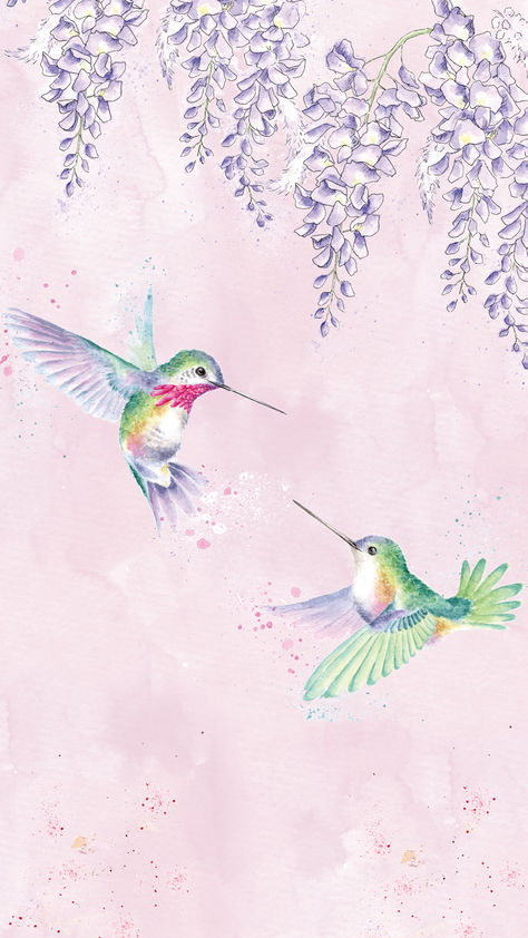 Humming Bird Phone Wallpaper by Wrendale Designs Bird Phone Wallpaper, Hummingbird Wallpaper, Wrendale Designs, Artistic Wallpaper, Fabric Paint Designs, Drawing Wallpaper, Cute Simple Wallpapers, Humming Bird, Simple Wallpapers