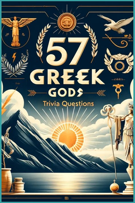 Test your knowledge of Greek mythology with this challenging trivia game! From gods and goddesses to epic battles, dive into the world of ancient myths and legends. Are you ready to put your mythological expertise to the test? Gather your friends and see who will emerge as the ultimate Greek mythology expert. Perfect for game nights or mythology enthusiasts looking for a fun challenge. Let the games begin! Greek Goddess Of Magic, God Of Dreams, Goddess Of The Hearth, Apollo And Artemis, Ancient Greek Mythology, Let The Games Begin, Creation Myth, Ancient Greek Gods, Myths And Legends