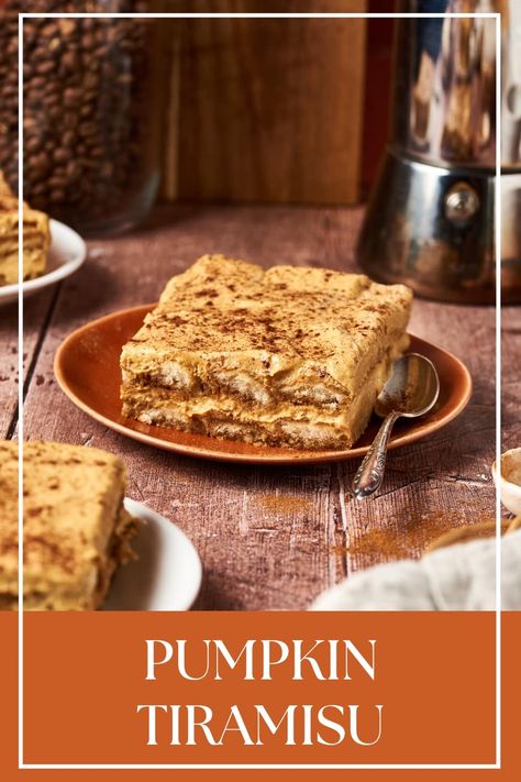 Pumpkin Tiramisu, Traditional Tiramisu, Tiramisu Mascarpone, Whipped Mascarpone, Cold Dip Recipes, Best Fish Recipes, Winter Salad Recipes, Pumpkin Mousse, Vegan Thanksgiving Recipes