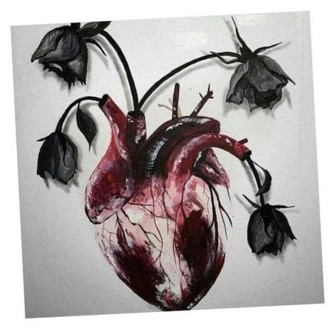 Anatomical Heart Art, Art Core, Herz Tattoo, Creepy Things, Heart Sketch, رعب نفسي, Fairytale Photography, Meaningful Art, Heart Drawing