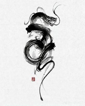 Japanese Tattoo Art Snake, Aesthetic Tattoo Template, Smokey Snake Tattoo, Snake Tattoo Japanese Style, Celtic Snake Tattoo, Snake Sketch Tattoo, Japan Snake Tattoo, Japanese Snake Tattoo Design, Chinese Snake Tattoo