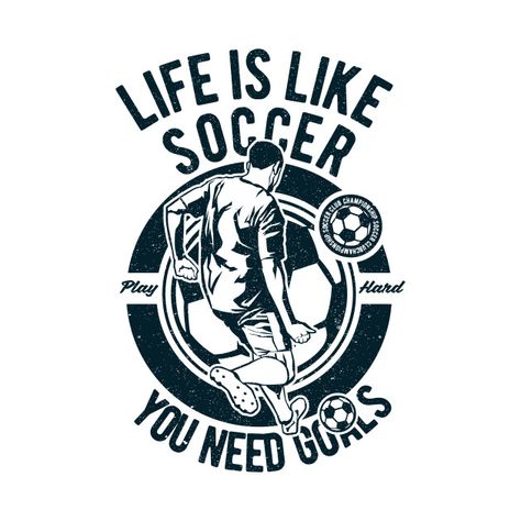 Soccer Designs For Shirts, Soccer Tshirt Designs, Funny Soccer Shirts, Soccer Shirts Designs, Heraldic Logo, Goals Design, Soccer Goals, Football Artwork, Ultras Football