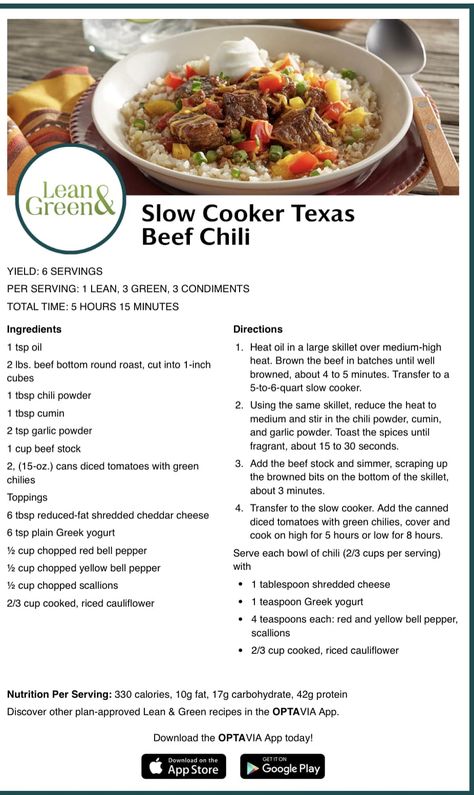 Texas Chili Recipe, Texas Beef, Beef Chili Recipe, Texas Chili, Chili Seasoning, Round Roast, Beef Chili, Lean And Green, Did You Eat