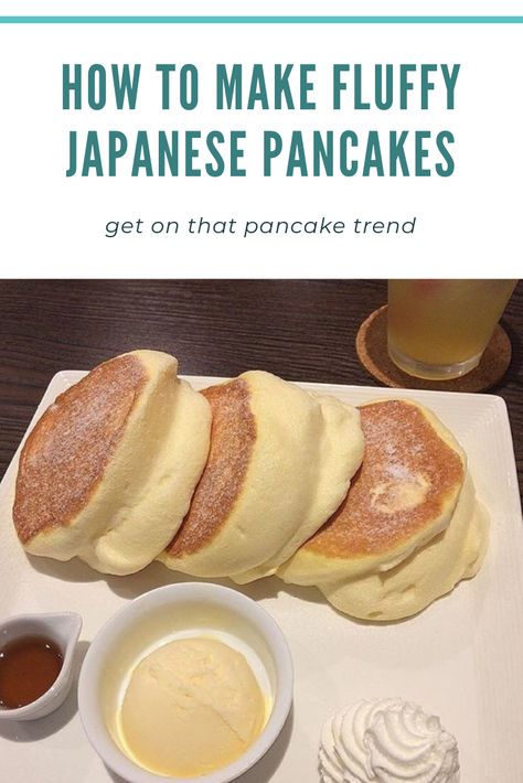 Japanese Pankaces, Japanese Puffy Pancakes Recipe, How To Make Japanese Pancakes, Japanese Pancakes Fluffy Recipe Easy, Japanese Style Pancakes, Japanese Pancakes Fluffy Recipe, Japanese Sufle Pancake Recipe, Easy Japanese Souffle Pancakes Recipe, Fluffy Japanese Souffle Pancakes Recipe