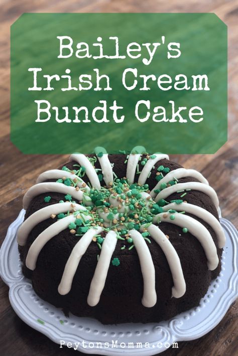 Irish Cream Cake Baileys, Baileys Irish Cream Chocolate Cake With Baileys Buttercream Frosting, Bailey’s Irish Cream Cake, Irish Bundt Cake Recipes, Baileys Irish Cream Bundt Cake, Desserts Using Baileys Irish Cream, Baileys Bundt Cake Recipe, Baileys Bundt Cake, Baileys Irish Cream Desserts