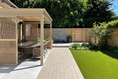 Stone Grey Clay Pavers | Brick Pavers | Chelmer Valley Slate Cladding, London Stone, Driveway Installation, Clay Pavers, Paver Designs, Inspirational Video, Metal Pergola, Grey Brick, Dry Sand