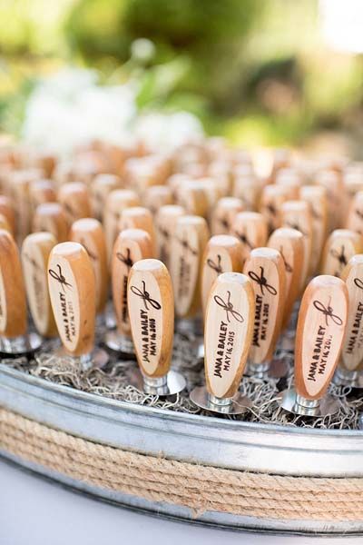 Oyster Knife Wedding Guest Favor | Coastal Wedding Ideas | photo by Cynthia Rose Photography Oyster Roast Decorations, Oyster Roast Party Ideas Table Settings, Oyster Roast Rehearsal Dinner, Oyster Engagement Party, Oyster Roast Wedding, Oyster Roast Engagement Party, Oyster Roast Party, Oyster Wedding, Coastal Wedding Decor