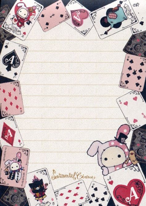 Kawaii Printables, Sentimental Circus, Memo Pad Design, Mini Note, Writing Paper Printable Stationery, Note Pad Design, Note Writing Paper, Anime Paper, Writing Paper Printable