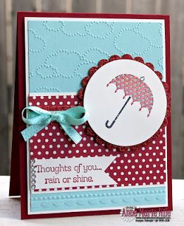 Stampin' Anne: 2012 Year in Review - The Conclusion Umbrella Cards, Spring Cards, Embossed Cards, Rain Or Shine, Get Well Cards, Card Sketches, Card Layout, Creative Cards, Sympathy Cards