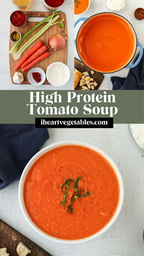 Soup Protein, Protein Soup Recipes, Low Calorie Vegetarian Recipes, Protein Soup, Vegetarian High Protein, Protein Soups, Low Calorie Protein, Low Calorie Soup, Quick Soup