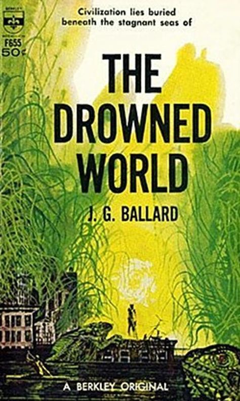 Sea-level rise: writers imagined drowned worlds for centuries – what they tell us about the future Classic Sci Fi Books, Richard Powers, Science Fiction Novels, Vintage Book Covers, Science Fiction Books, Speculative Fiction, Sci Fi Books, Cool Books, J G