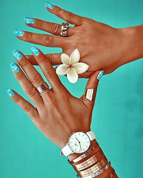 blue summer nail art inspiration | summer nails, blue nails, beach nails, summer nails idea, blue nail polish, plavi lak za nokte, letnji nokti Blue Nails Beach, Plavi Nokti, Nails Idea Blue, Letnji Nokti, Summer Nails Blue, Nails Beach, Vibrant Makeup, Nails Summer Nails, Orange Makeup