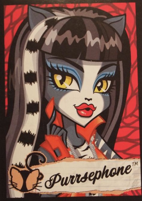 Monster High Purrsephone And Meowlodyne, Purrsephone Monster High, Purrsephone Icon, Monster High Purrsephone, Meowlody And Purrsephone, Monster High Room, Monster High Pictures, Moster High, Monster High Art