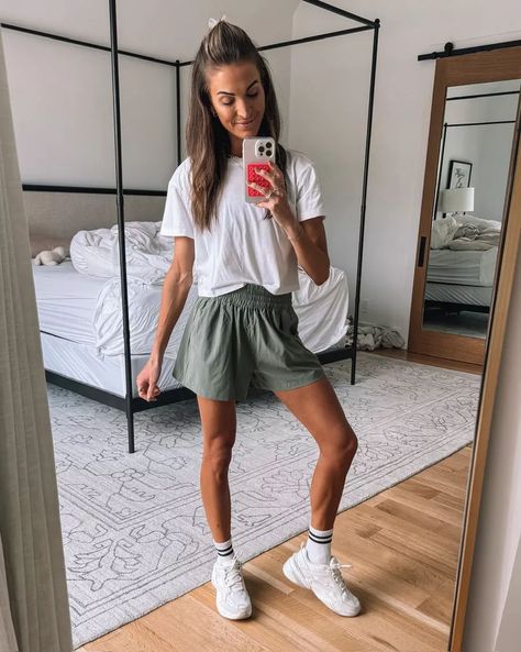 the best high waisted shorts for everyday mom life!! will be wearing these to all the soccer games this spring! #vuori #vuoriclothing #soccermom #momoutfit #springoutfit @vuoriclothing Simple Spring Outfits, Soccer Games, Soccer Mom, Cute Shorts, Mom Outfits, Best Mom, High Waisted Shorts, Spring Outfit, Mom Life