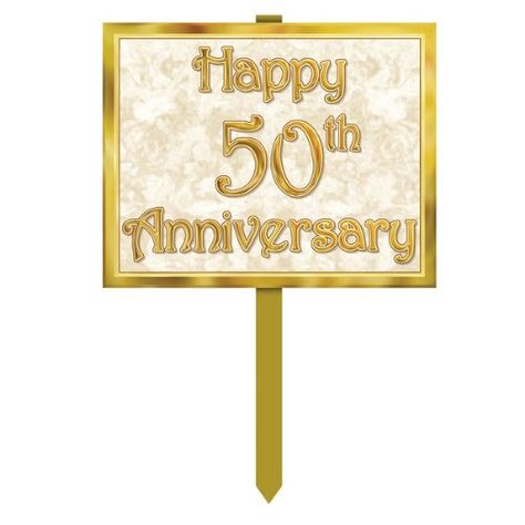 50th Anniversary Yard Sign Party Accessory 1 count *** Read more at the affiliate link Amazon.com on image. Gold Anniversary Party, 50th Wedding Anniversary Decorations, 50th Anniversary Decorations, Happy 50th Anniversary, 50th Wedding Anniversary Party, 50th Anniversary Party, Anniversary Sign, Happy 50th, Anniversary Decorations