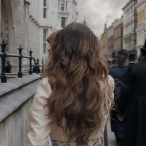 enola holmes aesthetic Enola Holmes Aesthetic, Holmes Aesthetic, Eleven St, Enola Holmes, Other People, Long Hair, Hair