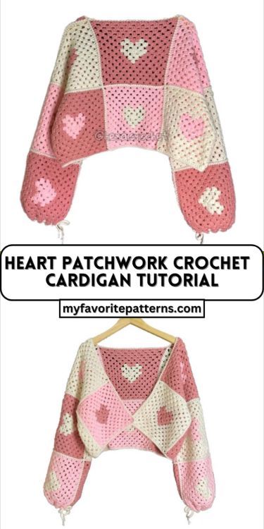 Sunflower Granny Square Pattern, Heart Patchwork, Sunflower Granny Square, Cardigan Tutorial, Crochet Cardigan Tutorial, Mug Cover, Patchwork Crochet, Crochet Mug, Pattern Home Decor