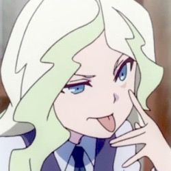 Diana Cavendish, My Little Witch Academia, Little Witch Academia, Raven Queen, Short Movies, Witch Academia, Reaction Pics, Anime Profile, Text Quotes