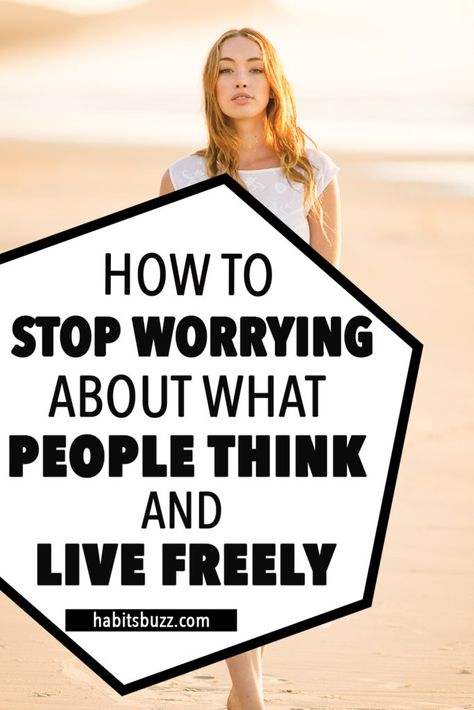 Do you rely your happiness on other people's judgment? Or worse, do you constantly worry about what others think of your decisions? It's a bad place to be in because you don't get to live life on your own terms. It's hard for you to follow your dreams and live happily. This article has tips on how to stop worrying about what other people think and live freely. #habits #stopworrying #lifelessons #personaldevelopment Worrying About What Others Think, How To Stop Worrying, Life Coach Business, Influence People, What Others Think, How To Influence People, Emotional Wellbeing, Stop Worrying, Worst Case Scenario