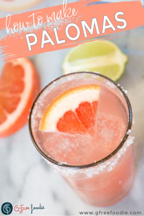 Paloma Margarita Recipe, Paloma Cocktail Tequila, Grapefruit Paloma, Cocktail Tequila, Hard Drinks, Paloma Recipe, Tequila Recipe, Paloma Cocktail, Tequila Cocktail