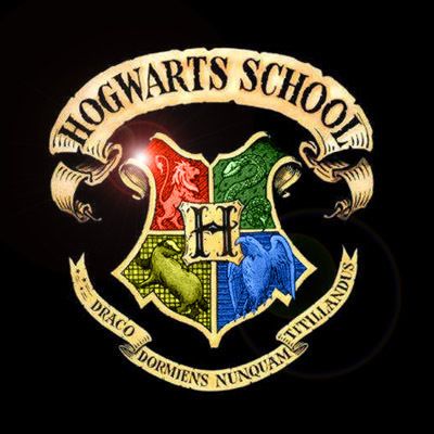 Hogwarts logo Hogwarts School, School Logo, Hogwarts, Harry Potter, Black