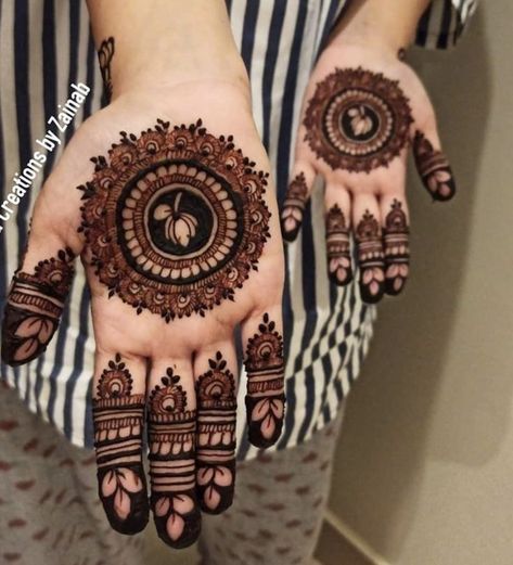 Beautiful mandala goll tikki mehndi designs Tiki Mehndi Design, Nikah Wishes, Heavy Mehndi Designs, Mehandi Ideas, Mehndi Designs For Eid, Round Mehndi, Engagement Mehendi, Mehendi Wedding, Tikki Mehndi