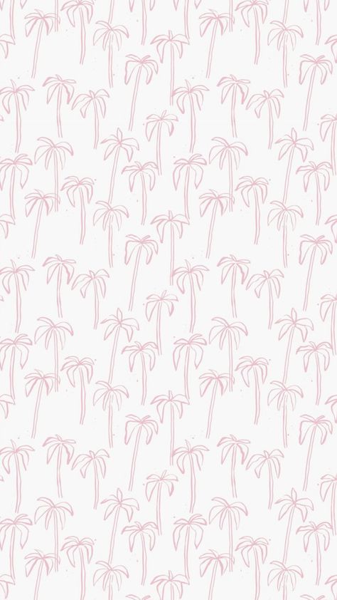 Pink Beachy Wallpaper, Summer Widgets, Beachy Wallpaper, Palm Tree Lights, Girls Room Wallpaper, Coastal Wallpaper, Summer Wallpapers, Preppy Beach, Cute Summer Wallpapers