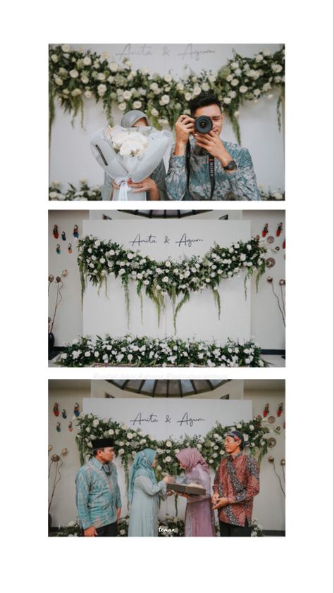 Simple Engagement Decorations Backdrops, Background Lamaran Simple, Simple Decoration For Engagement At Home, Dekor Engagement Simple, Backdrop Engagement Simple, Simple Engagement Decorations At Home, Backdrop Lamaran, Dekor Lamaran, Engagement Design