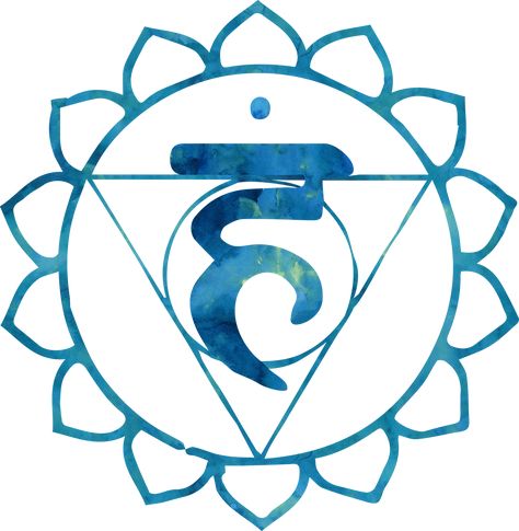 Throat Chakra Explained | Crystal Vaults | * Pin & Follow * KelChrislynn * L i f e s t y l e * @ChrislynnLifestyle * Throat Chakra Symbol, Vishuddha Chakra, Chakra Tattoo, The Seven Chakras, Symbol Tattoo, Chakra Affirmations, Chakra Symbols, Chakra Art, Seven Chakras