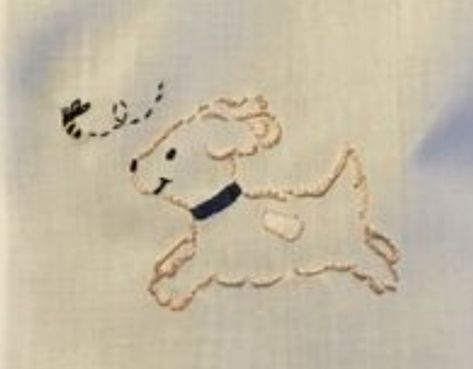 Puppy Embroidery Designs, Pencil Pouch Diy, Puppy Embroidery, Embroidered Baby Clothes, Diy Embroidery Shirt, Embroidery Animals, Embroidery Dog, Baby Dress Embroidery, Embroidery Hoop Art Diy