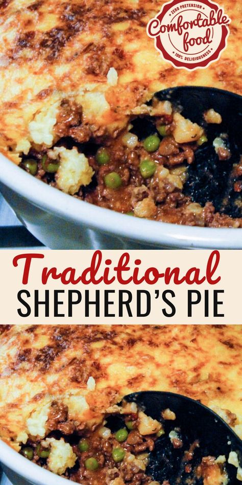 Shepherd's Pie Recipes, Simple Shepherds Pie Recipe, Traditional Shepherds Pie, Shepards Pie, Shepherds Pie Recipe, Fav Food, Easy Pasta Dishes, Quick Appetizers, Cottage Pie