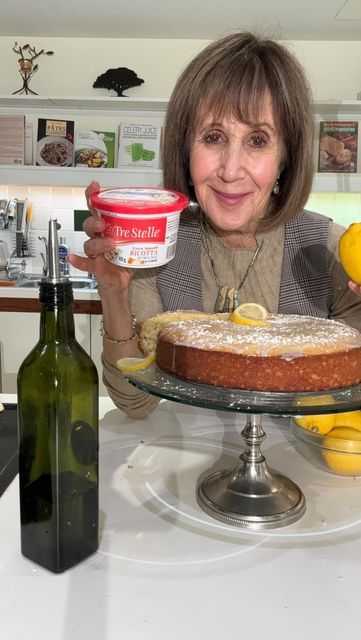 Rose Reisman on Instagram: "This lemon Italian ricotta olive oil cake is a must try! The flavours are outstanding and it’s very simple to make. 🍋

Give it a try and let me know what you think! Recipe ⬇️

INGREDIENTS 
2 lemons for zesting 
¼ cup lemon juice
1 1/3 cups granulated sugar
½ cup extra virgin olive oil
3 eggs
1 cup smooth ricotta cheese
2 cups all purpose flour
2 tsp baking powder
½ tsp baking soda
¼ tsp salt

Glaze
½ cup icing sugar
2 tbsp lemon juice

INSTRUCTIONS 
1. Zest 2 lemons into a large bowl. Squeeze enough juice to make ¼ cup. 
2. Add sugar, oil, eggs and ricotta cheese and whisk until smooth. 
3. Add flour, baking powder, baking soda and salt and whisk until all is combined.  Pour into a 9” springform pan sprayed with vegetable spray. 
4. Bake at 350 F for about 30 – Lemon Italian Ricotta Olive Oil Cake, Italian Ricotta Olive Oil Cake, Lemon Ricotta Olive Oil Cake, Rose Reisman Recipes, Eggs And Ricotta, Ricotta Olive Oil Cake, Lemon Ricotta Cake, Italian Chocolate, Single Layer Cakes