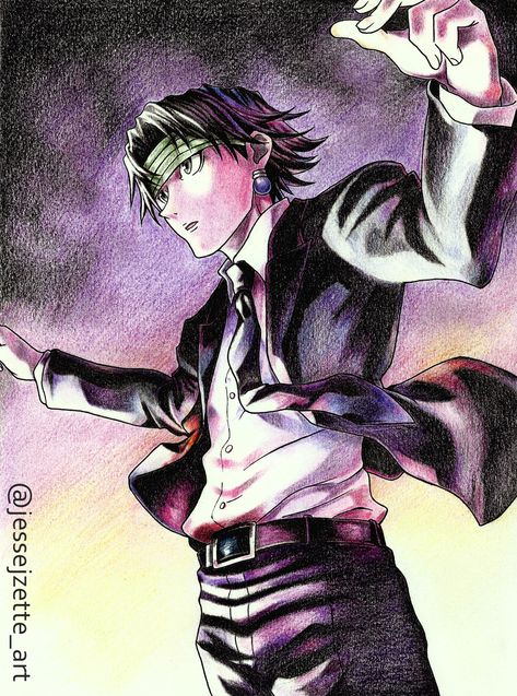 ArtStation - Chrollo Lucilfer, JesseJzette Chrollo Lucifer, Chrollo Lucilfer, Hxh Characters, Hd Anime Wallpapers, Arte Cyberpunk, Hunter Anime, Hunter X Hunter, Anime Background, Tokyo Ghoul