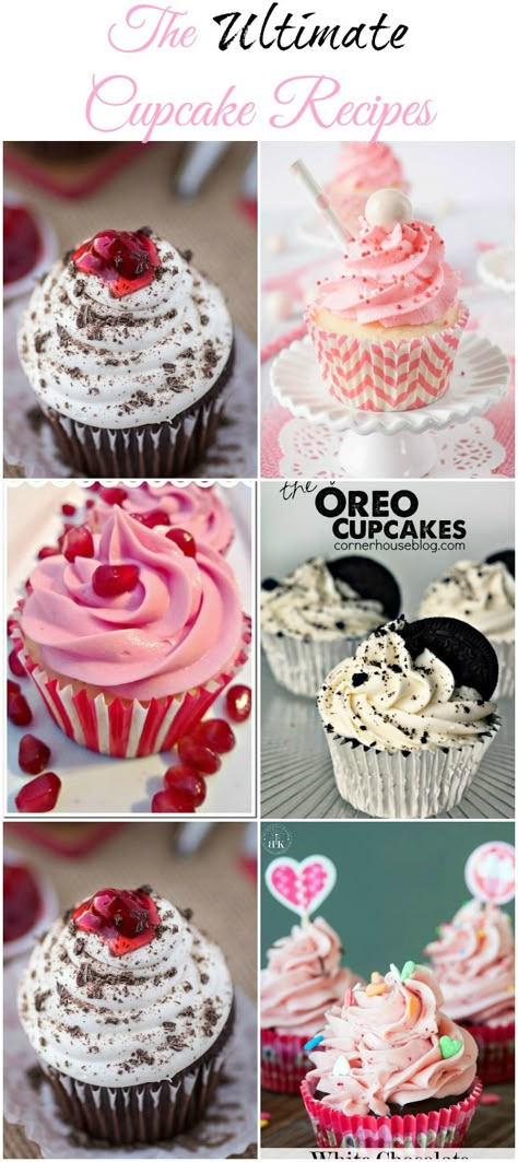 The Ultimate Cupcake Recipes collected by The NY Melrose Family Bakery Style Cupcake Recipes, Easy Unique Cupcake Recipes, Gourmet Filled Cupcake Recipes, Summer Cupcake Flavor Ideas, Ultimate Cupcake Recipe, Valentine’s Day Cupcake Flavors, Creative Cupcakes, Gateaux Cake, Baking Cupcakes