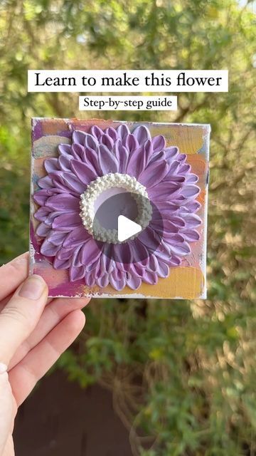 Texture Paste Ideas, Acrylic Colour Drawing, Textured Art Canvas Ideas, Modelling Paste Painting, Painting With Modeling Paste, Modeling Paste Flowers, Modeling Paste Art Ideas, Modelling Paste Art, Modeling Paste Art