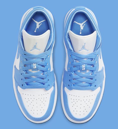 Air Jordan 1 Low Unc, Jordan 1 Low Unc, Unc University, Vans Top, Jordan Model, Nike Models, Womens Air Jordans, Adidas Spezial, Jordans Women