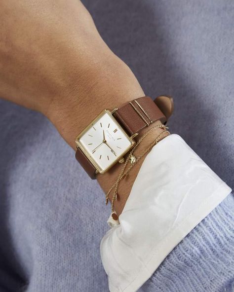 Rosefield Watch, Classic Watch Women, Watches Women Leather, Vintage Trends, Watches Women, Leather Strap Watch, Rose Gold Watches, West Village, Women's Watches